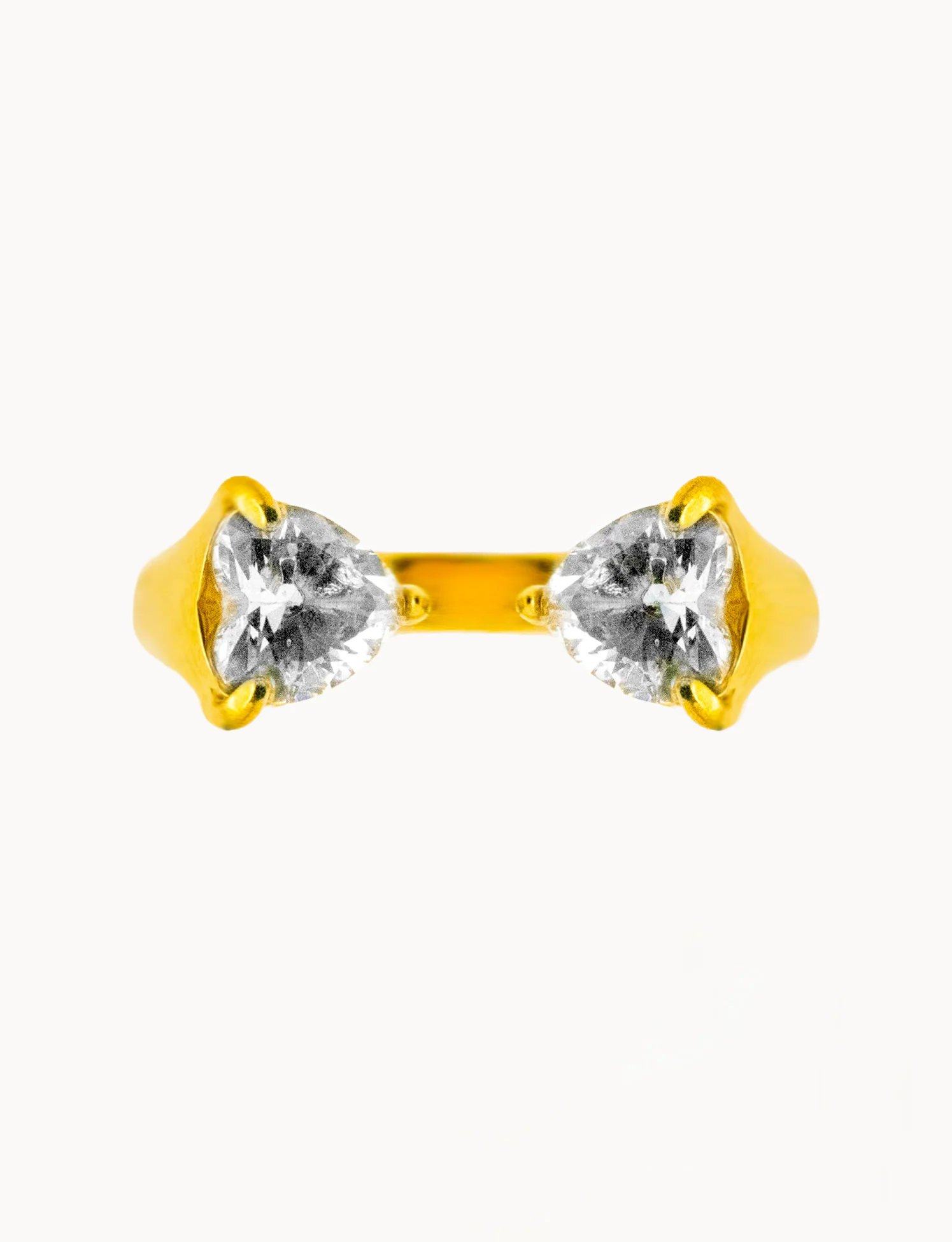 Anello Double Sparkling Heart - Image 5