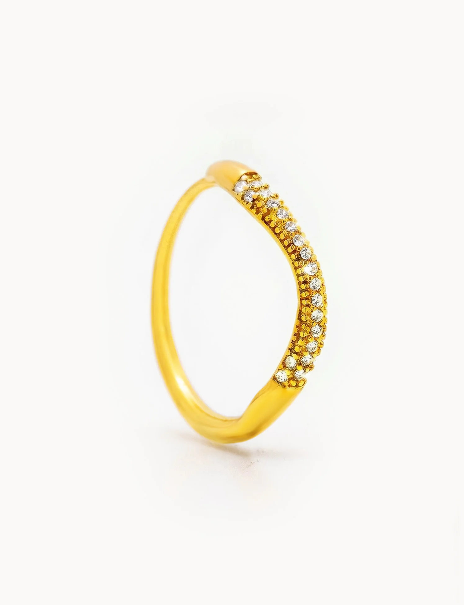 Anello Linea fluida Sparkling - Image 2