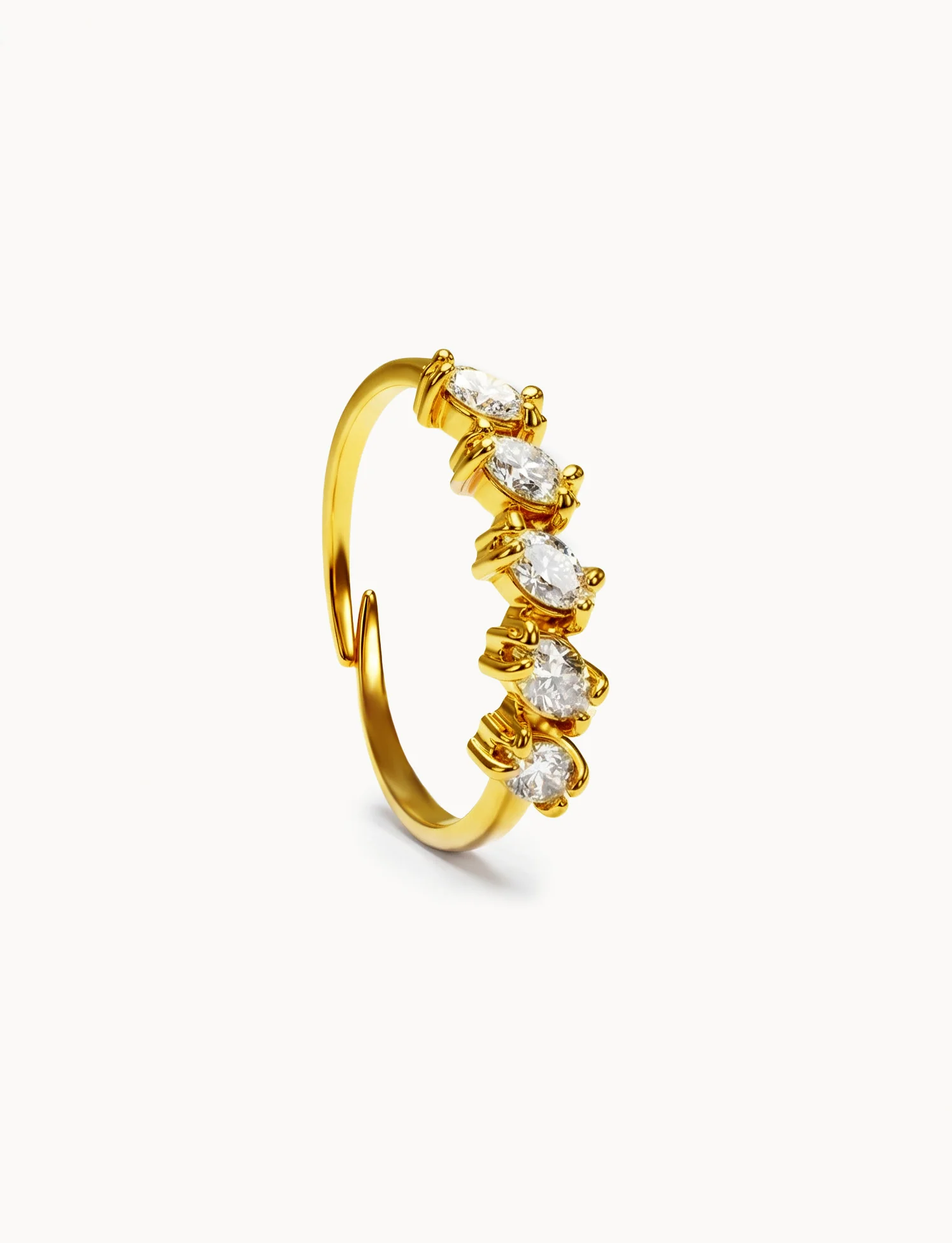 Anello Riviera Ovale