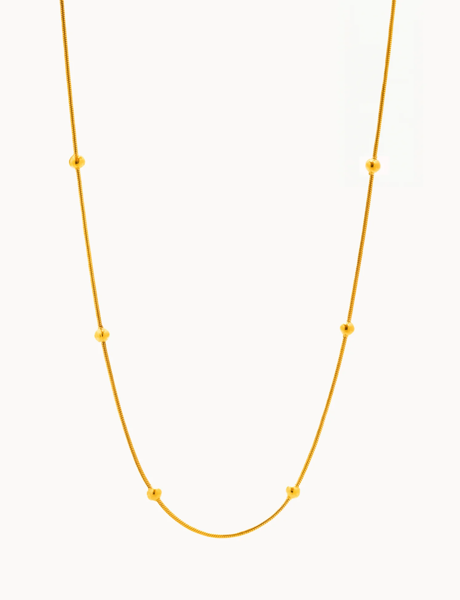 Collana Filo Invisibile Con Palline