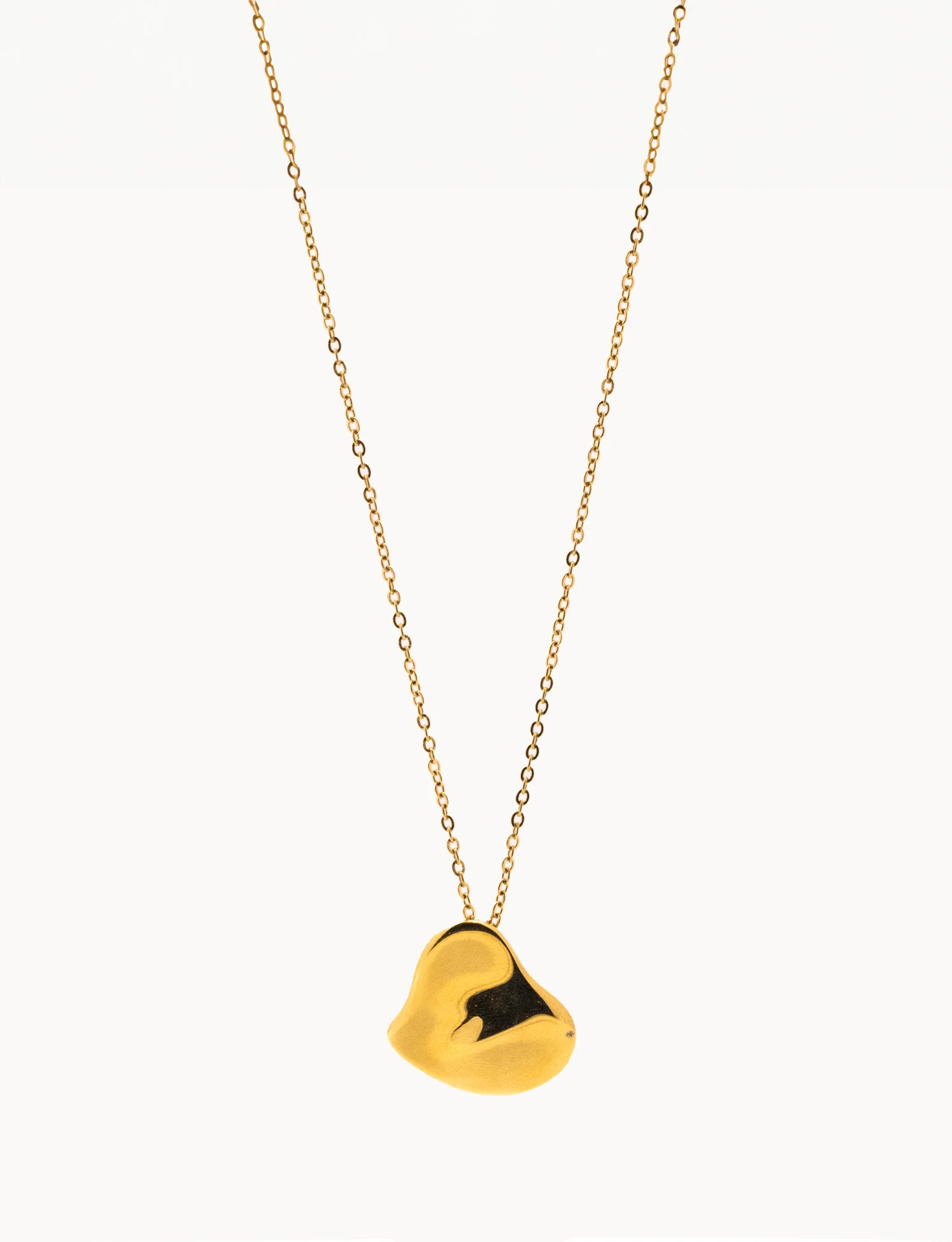 Collana Piastrina Fluida