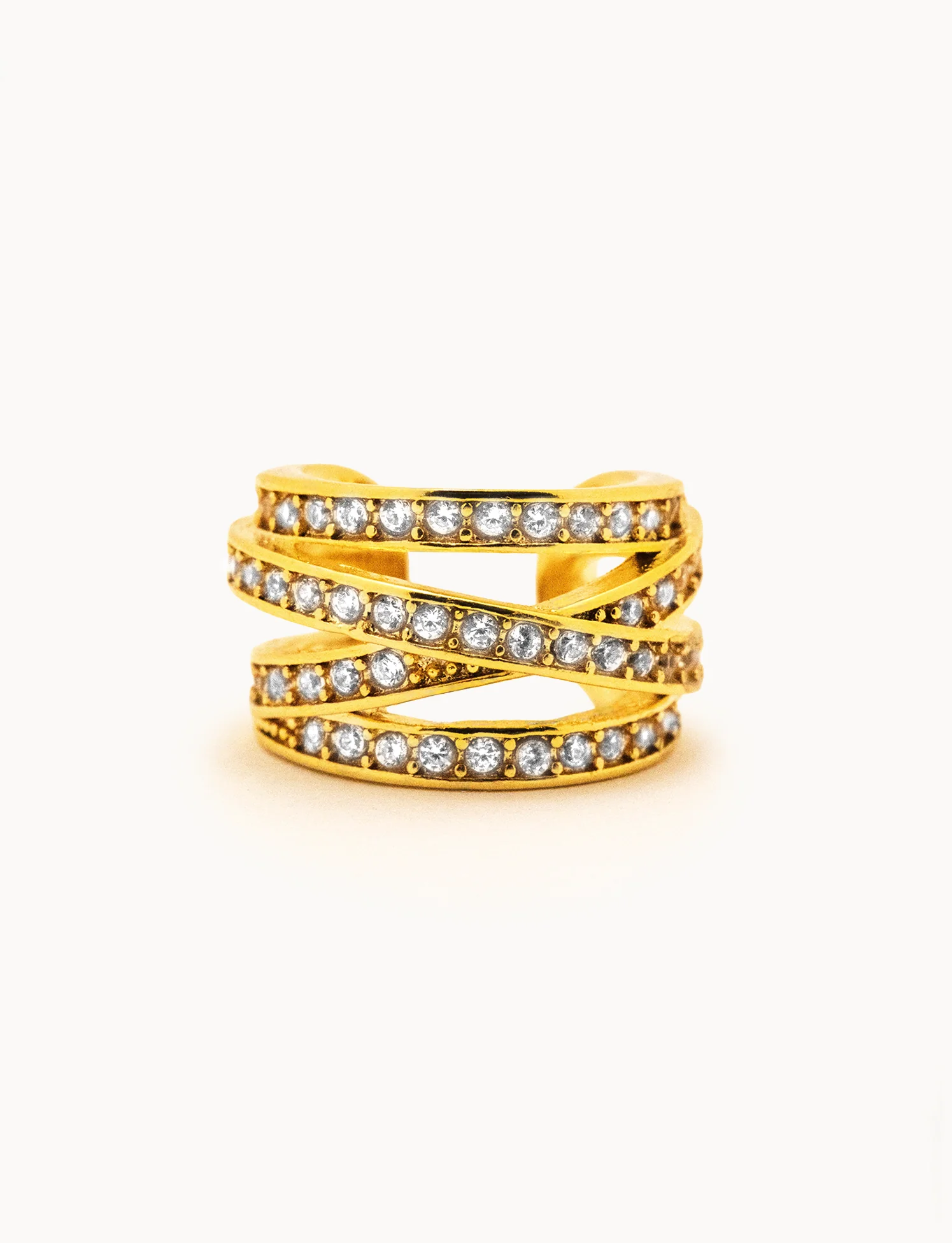 Cuff Righe Incrociate Sparkling - Image 2