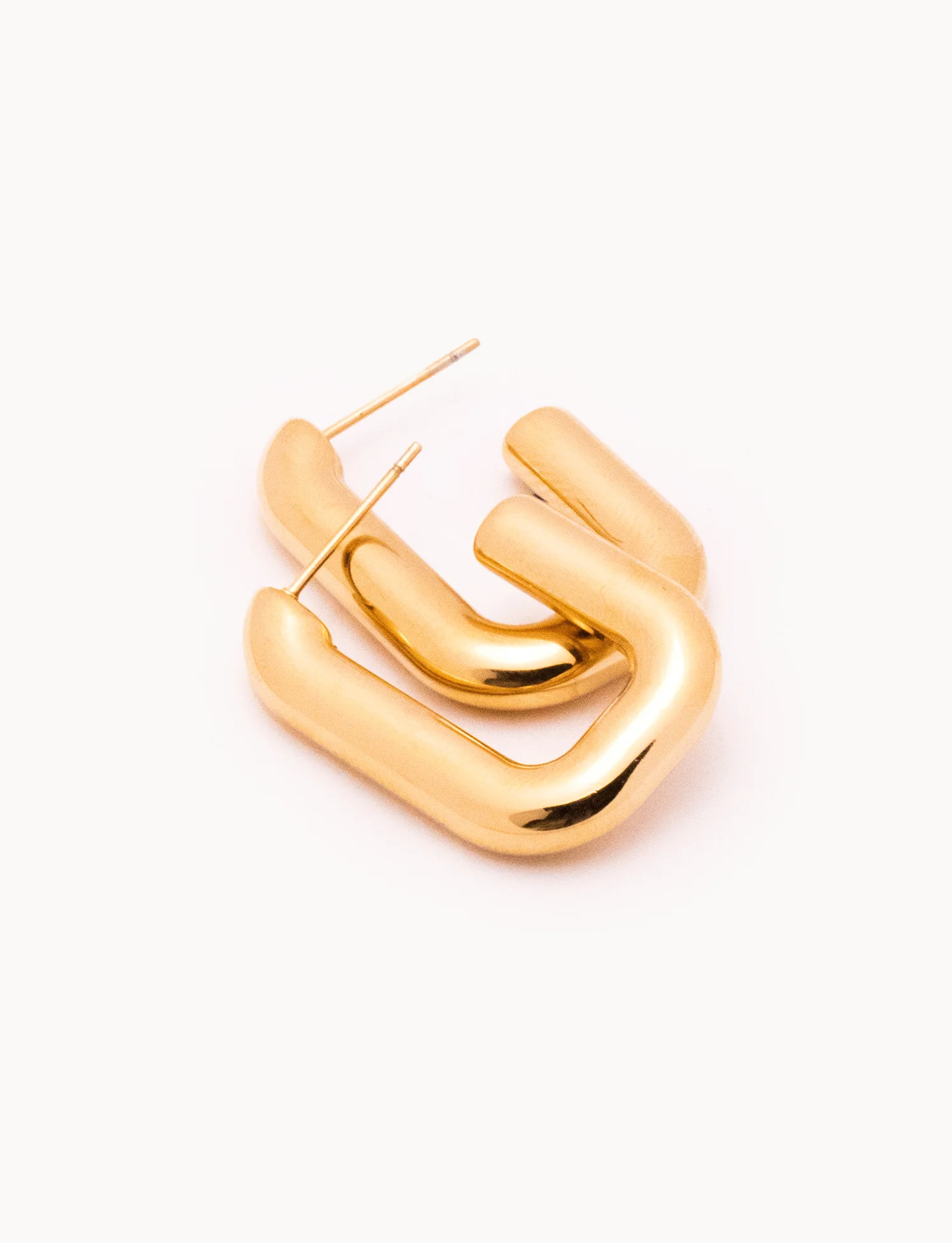 Orecchini Hoops Rettangolo - Image 5
