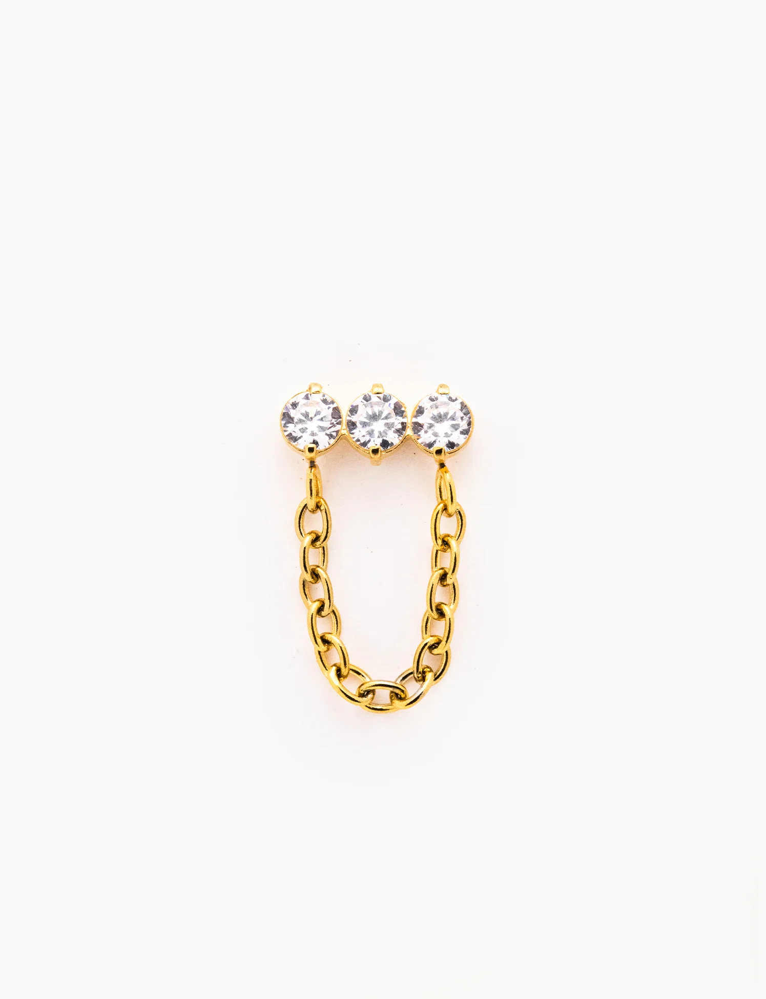 Piercing Triplo Dot Chain